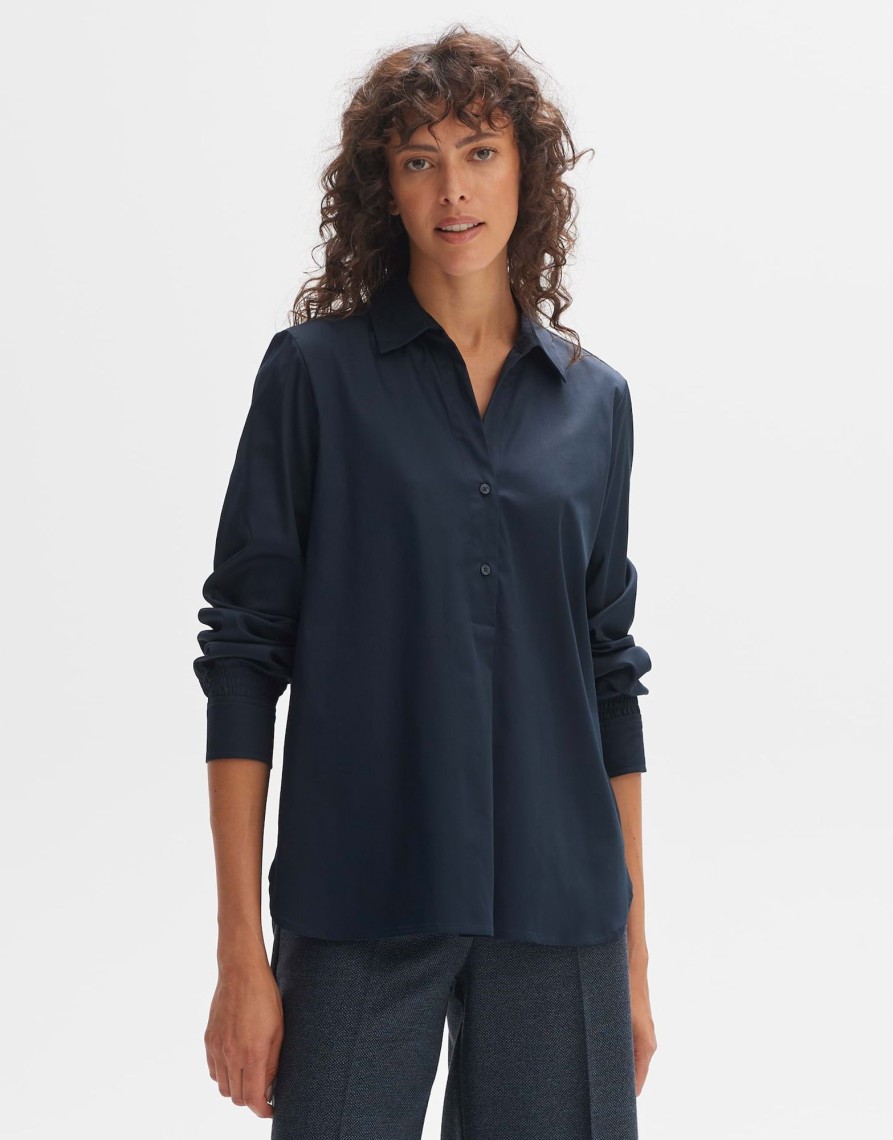 opus Shirt Blouse Fanane Regular In Katoenmix | Blouses