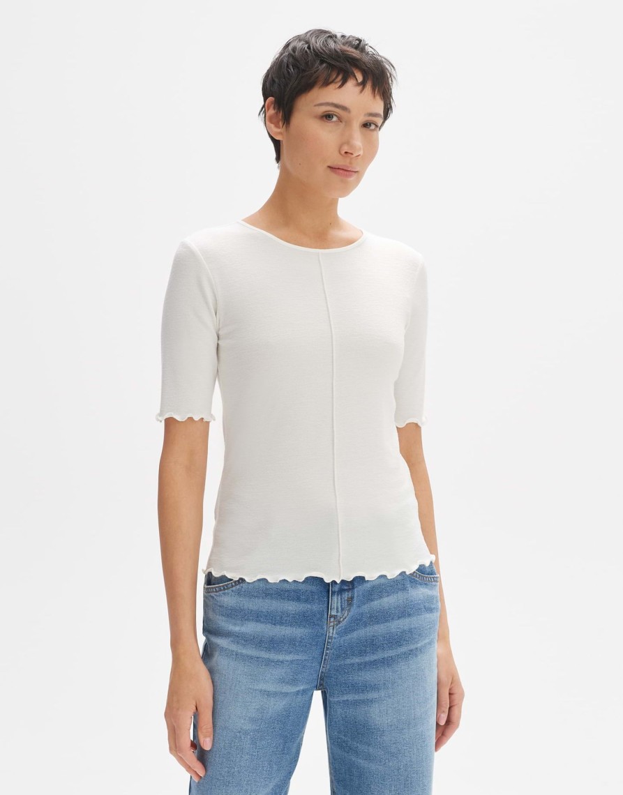 opus Sirosa Slim Overhemd Gemaakt Van Ecovero Viscosemix | Shirts