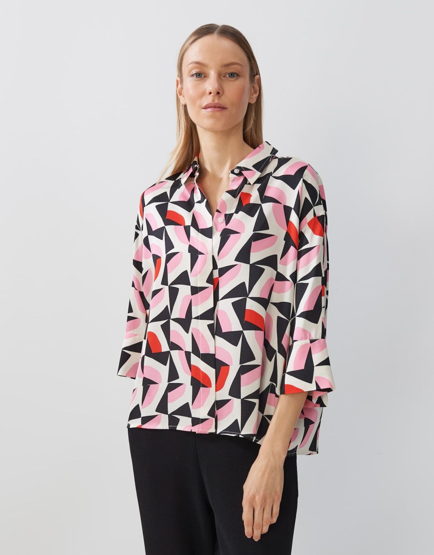 someday Zatino Dynamic Oversized Blouse Van Ecovero Viscose | Blouses