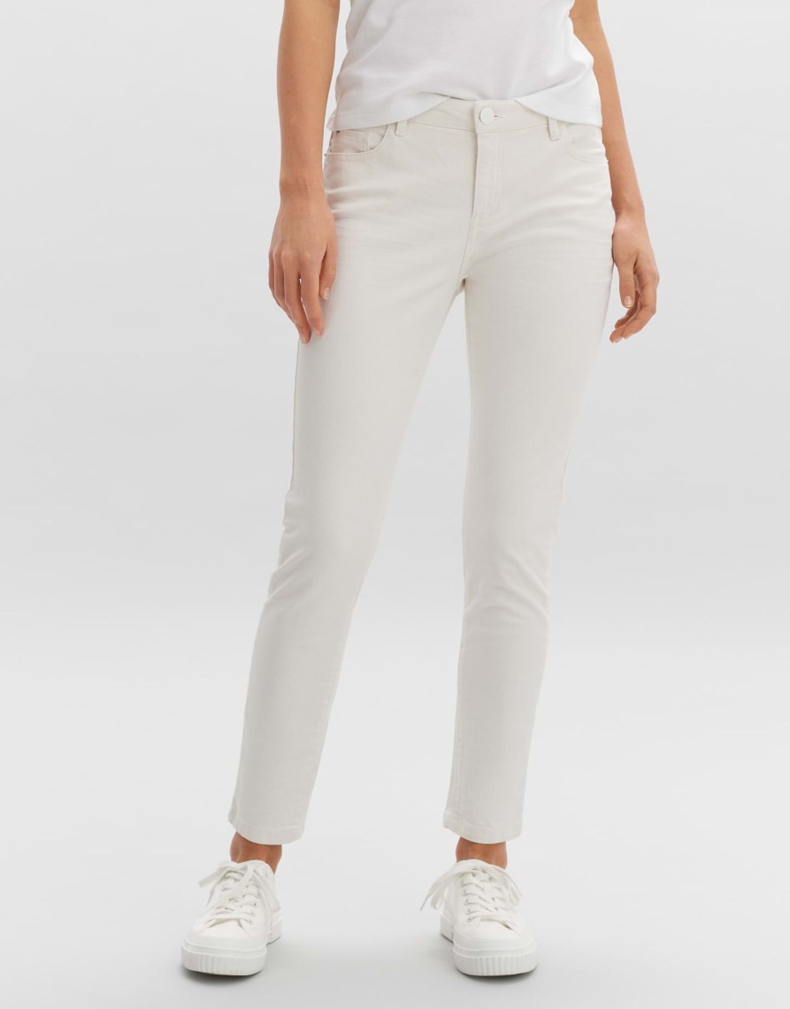 opus Evita Slim Jeans Met Gemiddelde Taille In Stretchy Bci-Katoenmix | Jeans