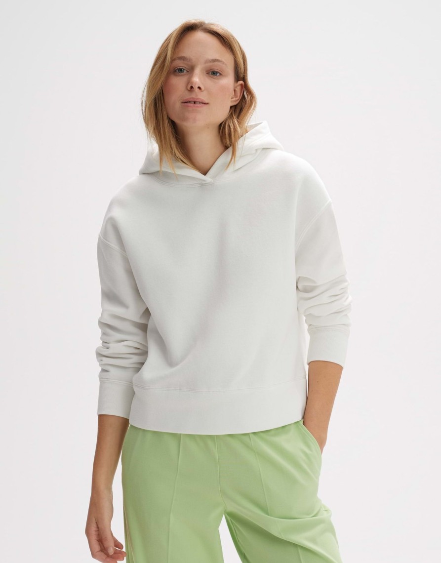 opus Gart Losse Hoodie Van Katoenmix | Sweat