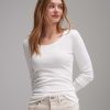 opus Sorana Slim Longsleeve Van Bci-Katoenmix | Shirts