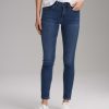 opus Skinny Jeans Elma Strong Blue Low Rise In Stretchy Bci Katoenmix | Jeans