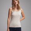 opus Imilia Slim Tanktop Van Bci Katoenmix | Shirts