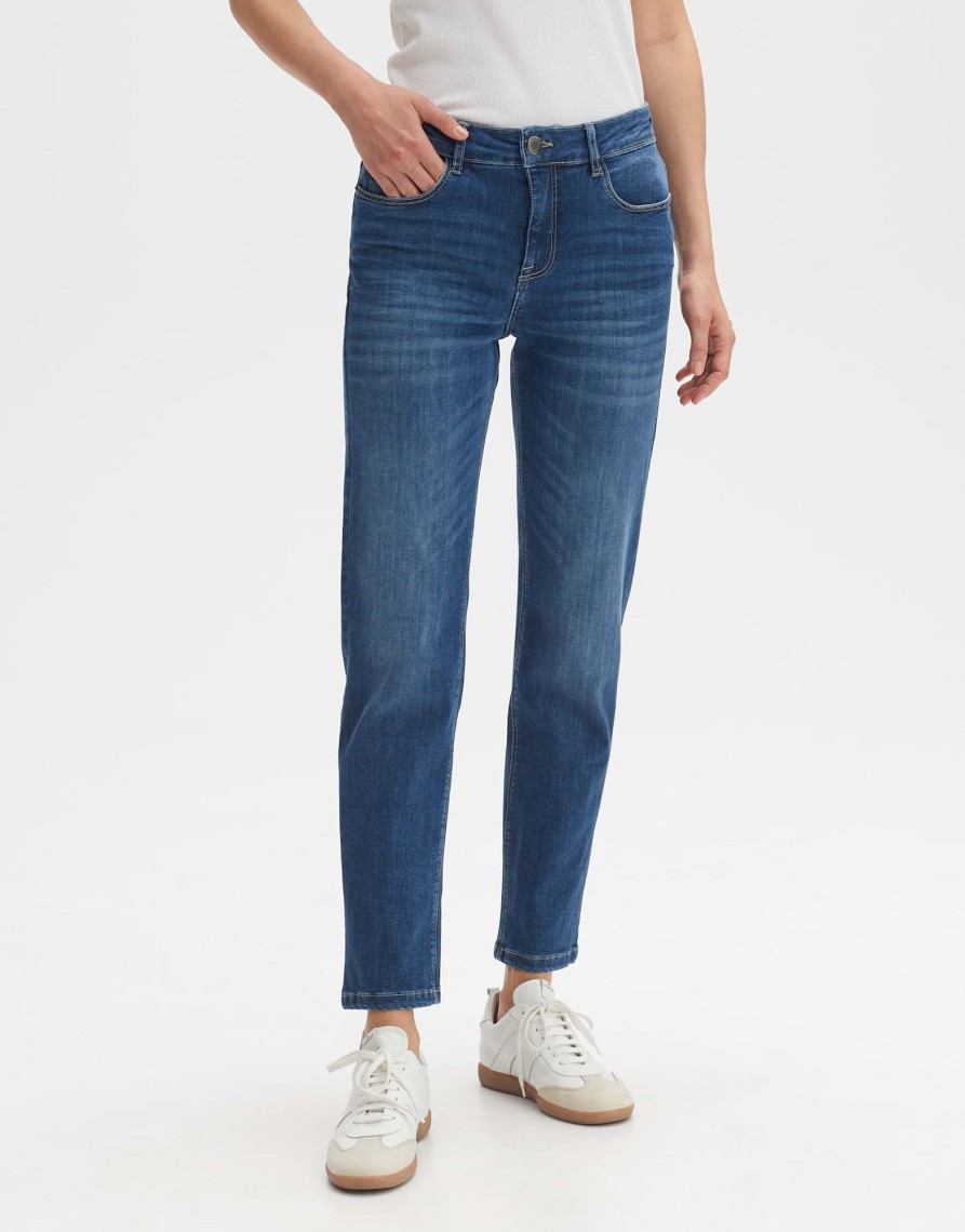 opus Rechte Jeans Ebbi Mid Rise In Stretchy Bci Katoenmix | Jeans