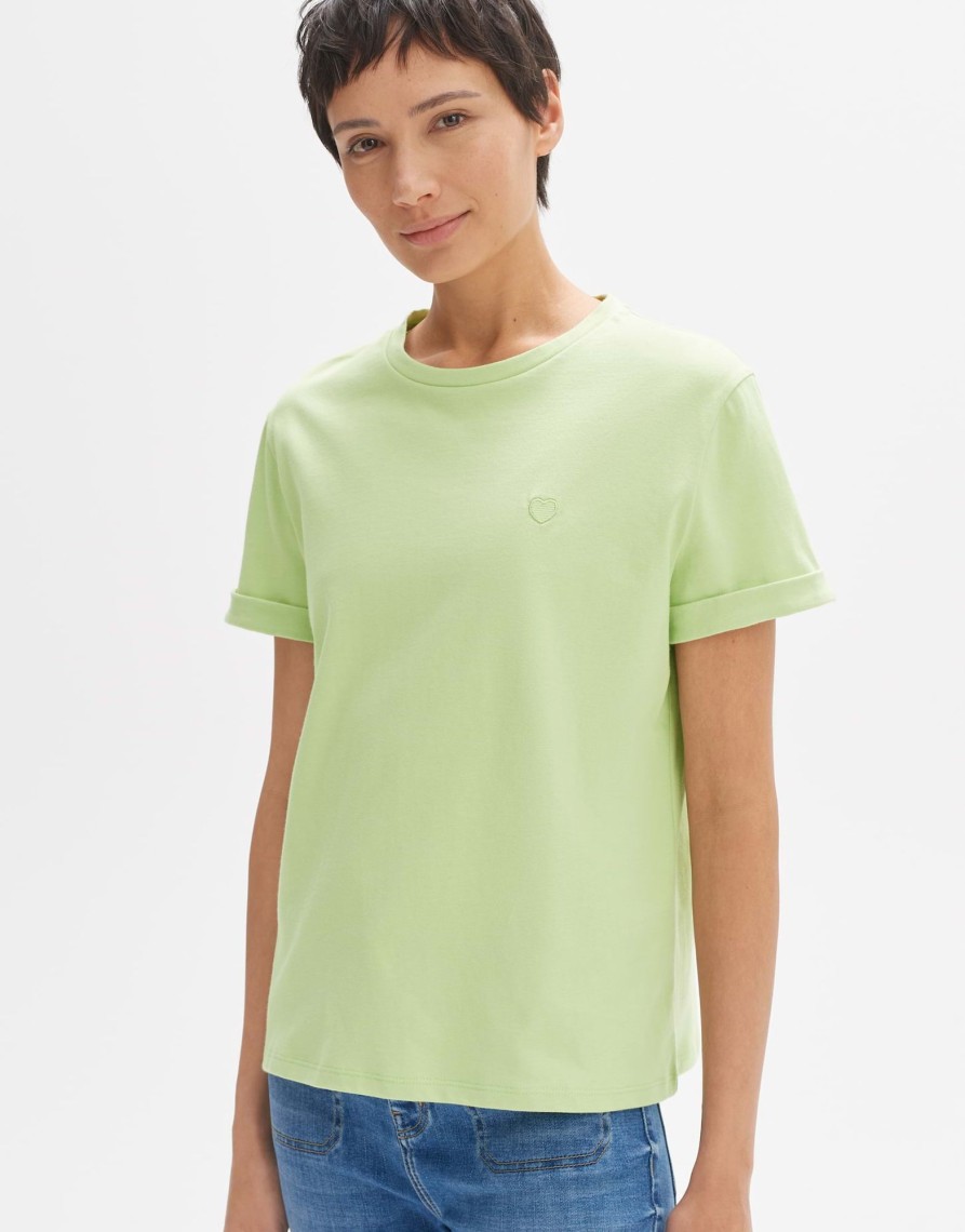 opus Serz Regular T-Shirt In Bci Katoen | Shirts