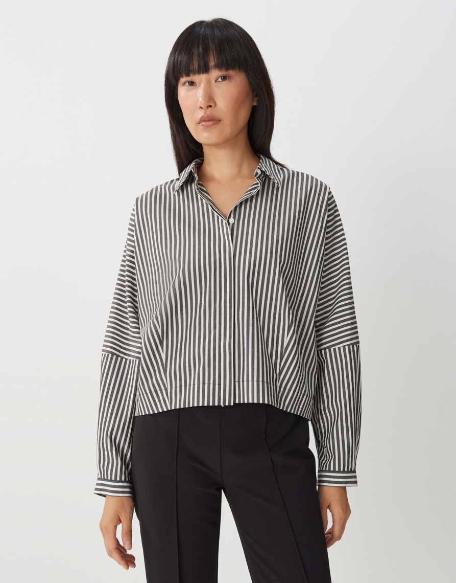 someday Zesto Losse Cropped Blouse Van Katoen | Blouses