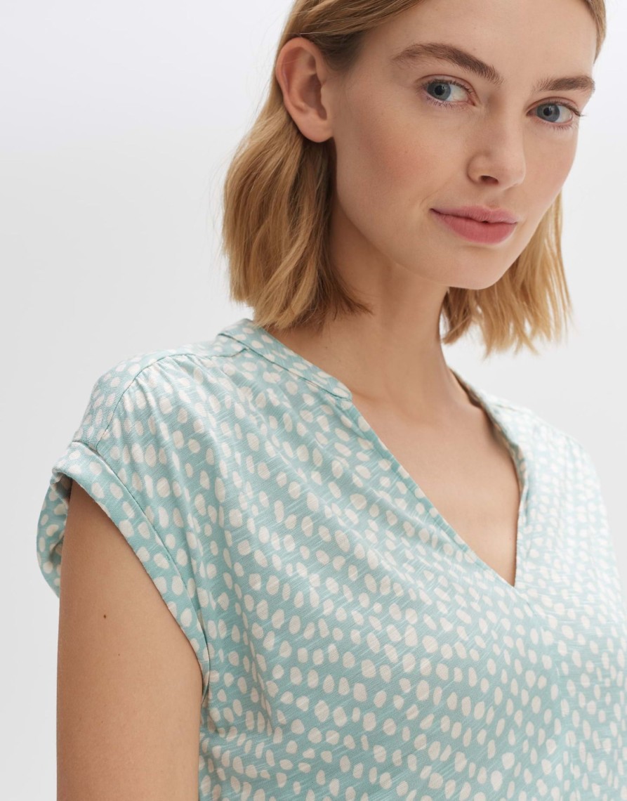 opus Overhemd Met Print Sandu Regular Gemaakt Van Ecovero Viscose | Shirts