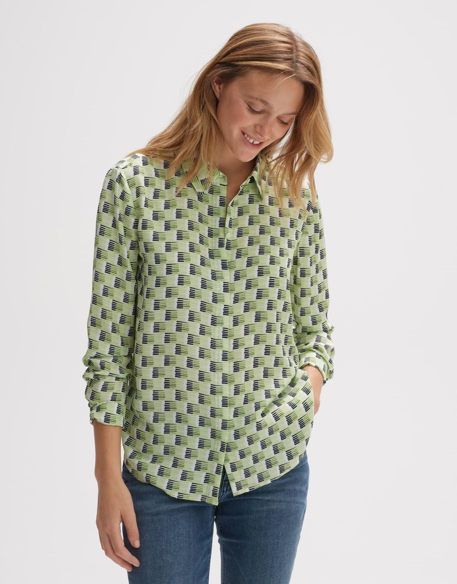 opus Shirt Blouse Falkine Fresh Regular Met Print | Blouses