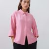 someday Lichtgewicht Zesi Losse Blouse In Een Crushed Viscosemix | Blouses