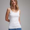 opus Imilia Slim Tanktop Van Bci Katoenmix | Shirts