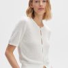 opus Fluffy Vest Dorla Slim Gemaakt Van Ecovero Viscosemix | Gebreide Items