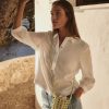 opus Overhemdblouse Fukida Los Van Mousseline | Blouses