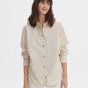 opus Katoenen Blouse Fanova Oversized Met Plooien | Blouses