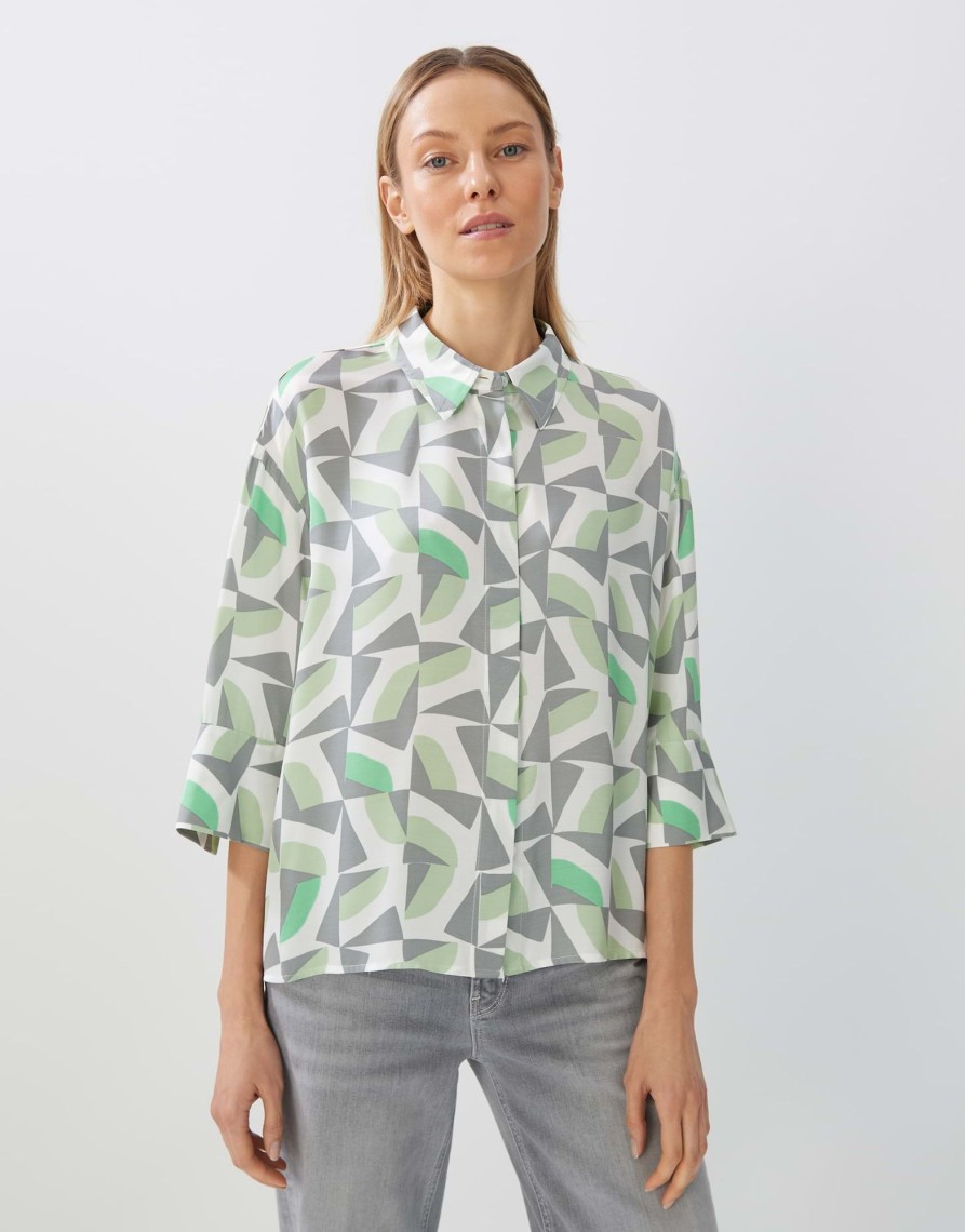 someday Zatino Dynamic Oversized Blouse Van Ecovero Viscose | Blouses