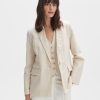 opus Jamari Normale Blazer Van Linnenmix | Blazer