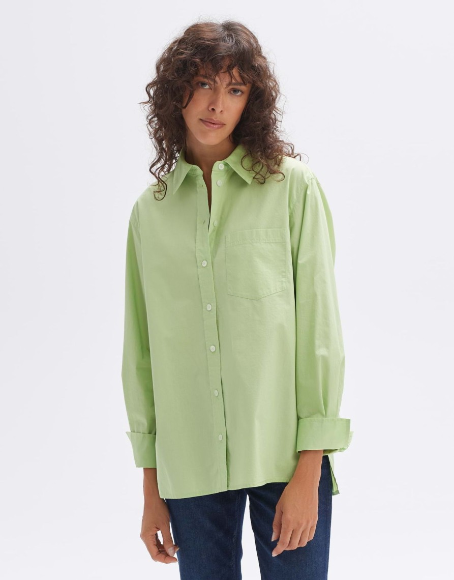 opus Fabino Oversized Blouse Van Bci Katoen | Blouses