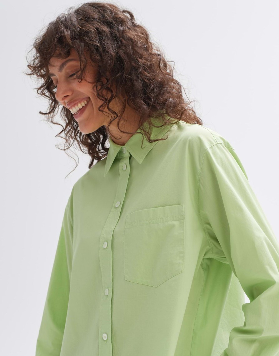 opus Fabino Oversized Blouse Van Bci Katoen | Blouses