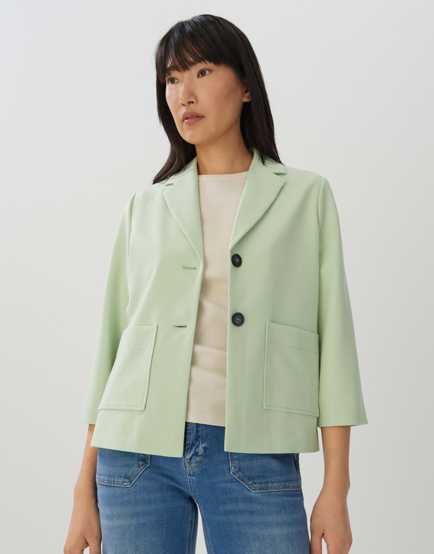 someday Nosia Korte Blazer Met 3/4 Mouwen | Blazer