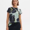 opus Stini Print Regular Overhemd Van Gemengde Stof | Shirts