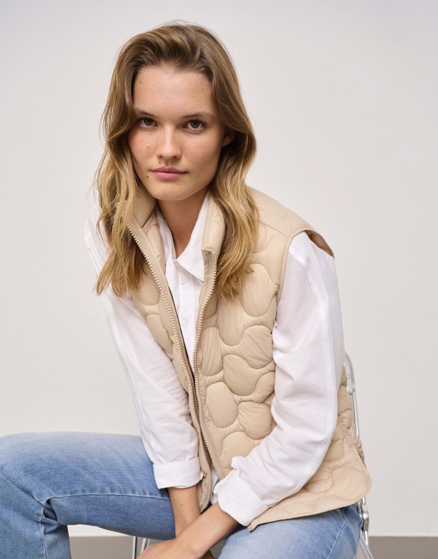 opus Welino Gewatteerd Regular Gilet | Blazer