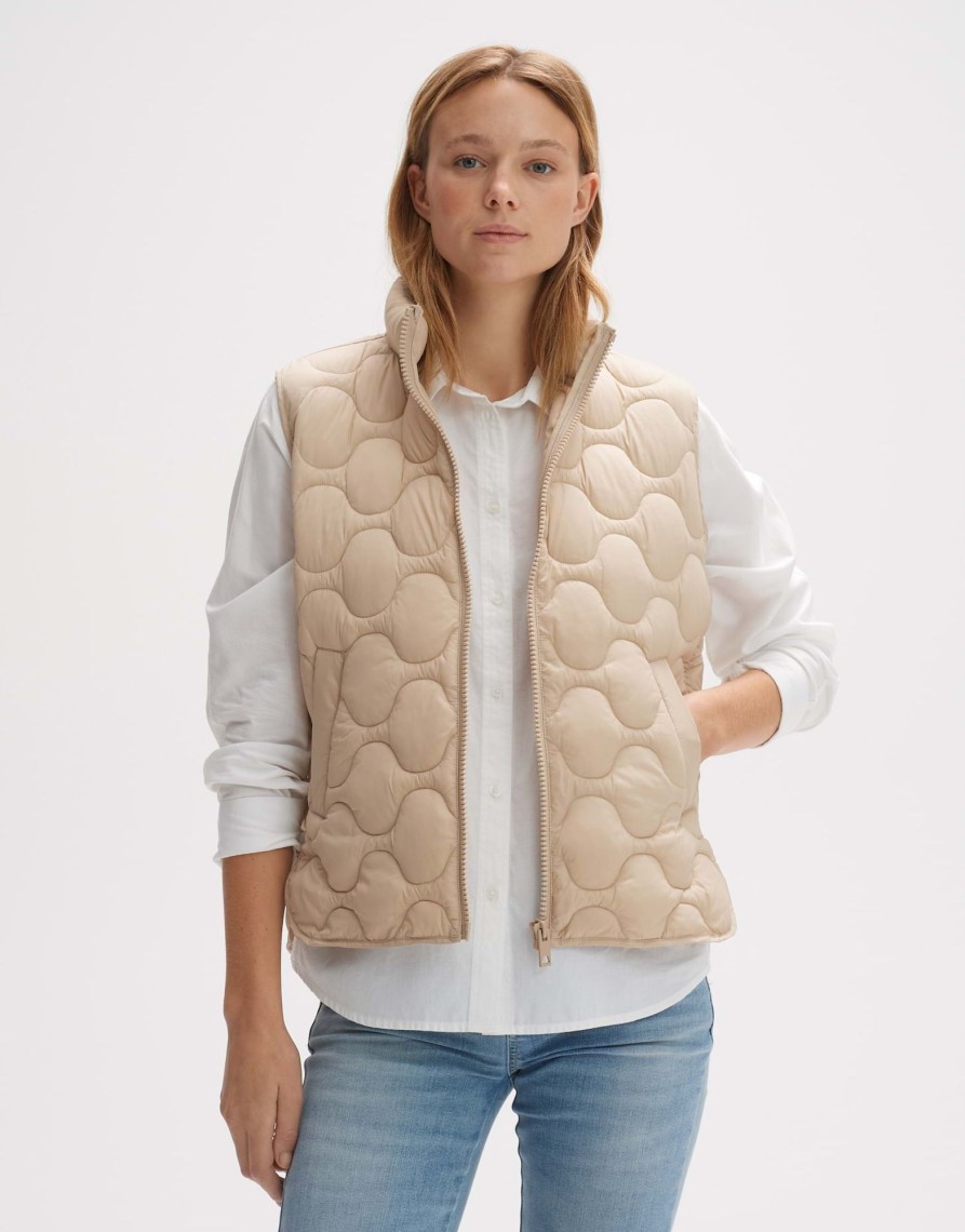 opus Welino Gewatteerd Regular Gilet | Blazer