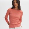 opus Serbola Slanke Longsleeve Met Geribde Structuur | Shirts