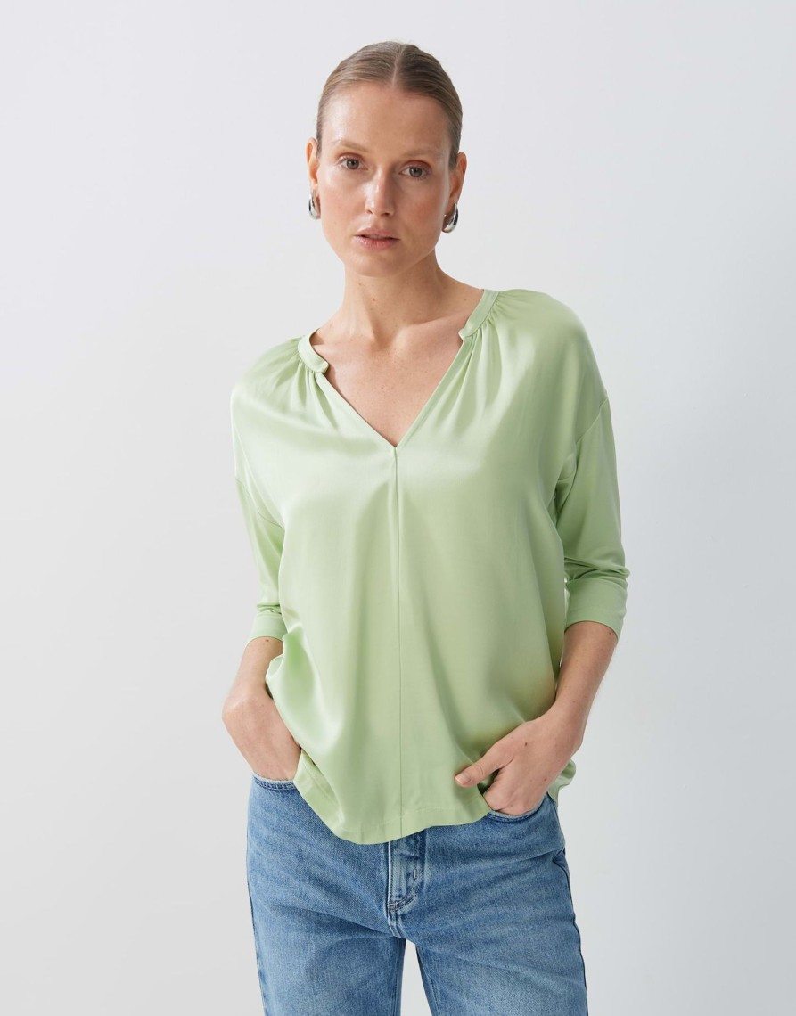 someday Blouse Overhemd Kalista Los Van Materiaalmix | Shirts