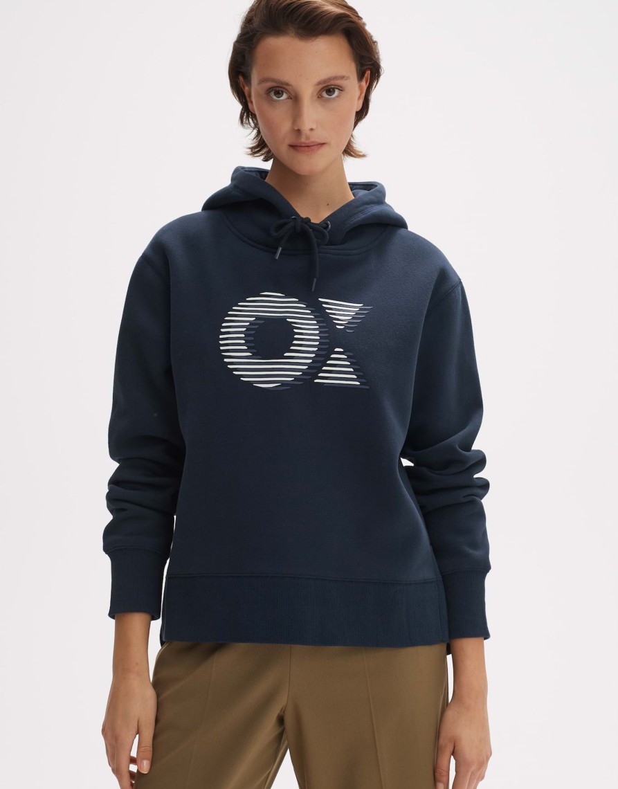 opus Hoodie Gadiri Icon Regular Gemaakt Van Bci Katoenmix | Sweat