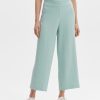 opus Misha Breeze Wijde Culottes Van Seasucker-Stof | Broeken