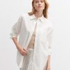 opus Futani Oversized Blouse Van Duurzaam Katoen | Blouses