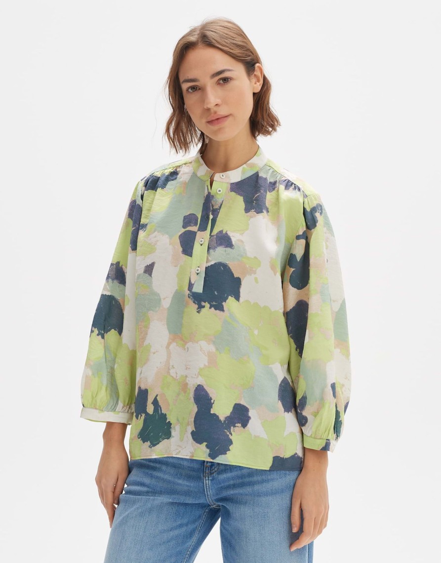 opus Falindo Paint Losse Tuniekblouse Van Modalmix | Blouses