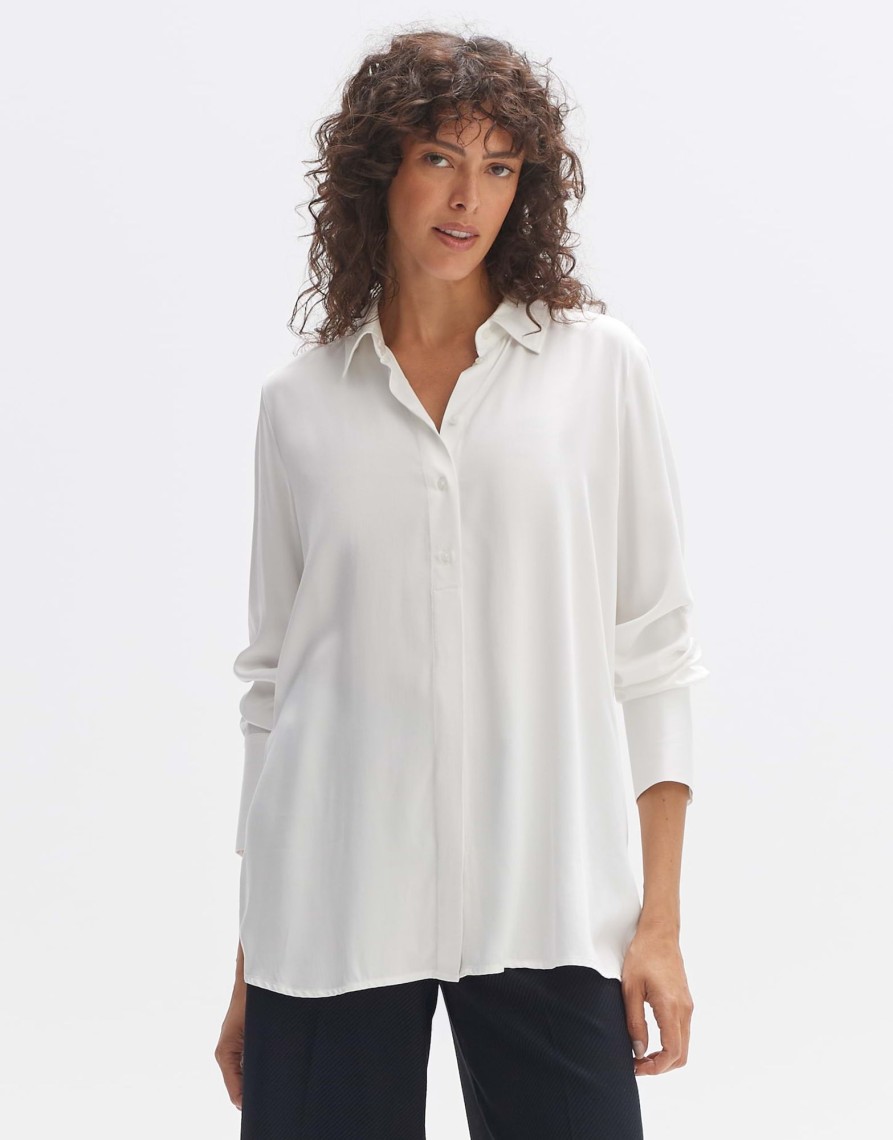 opus Farita Regular Viscose Overhemd Blouse | Blouses