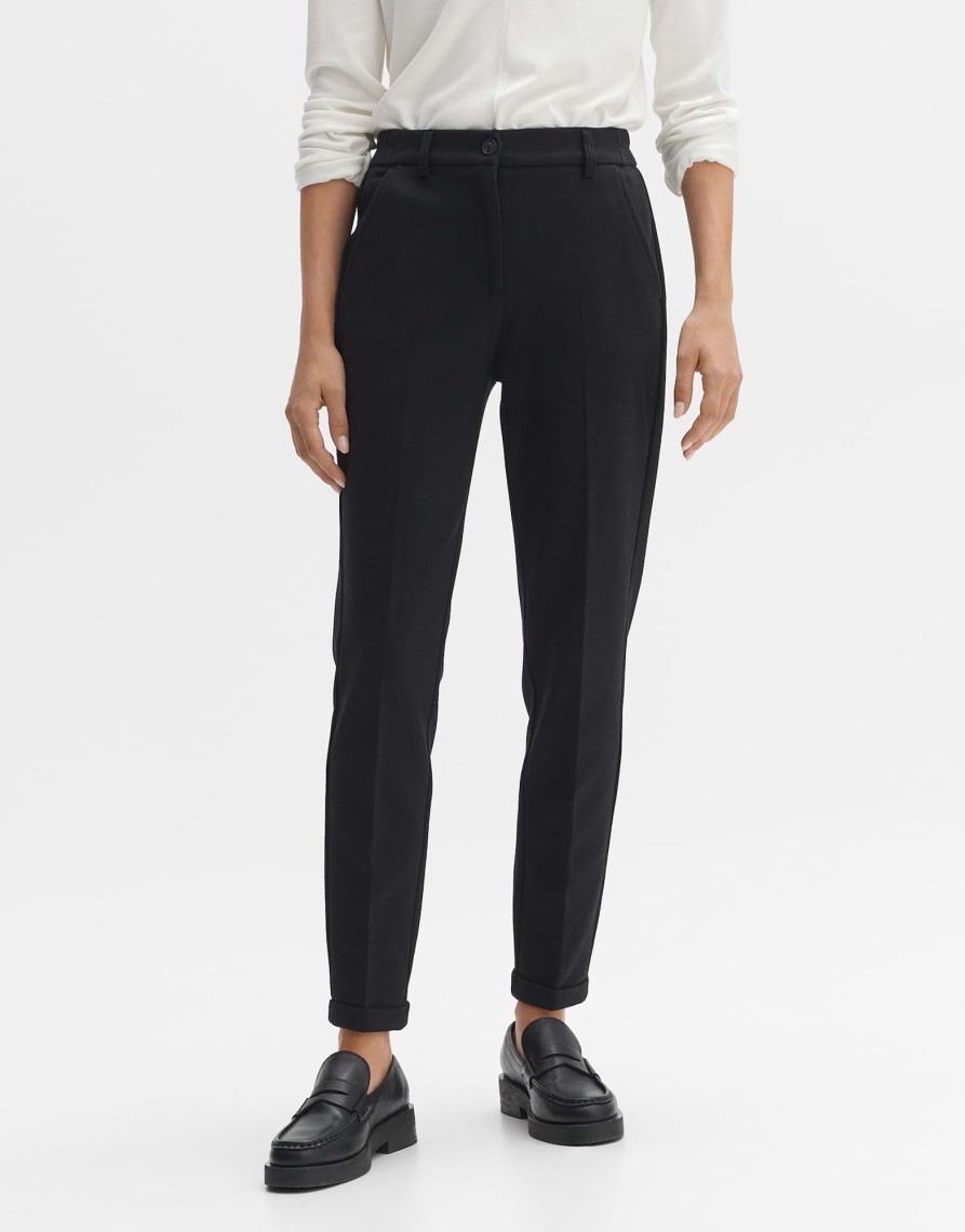 opus City Broek Melina Relaxed In Katoenmix | Broeken